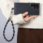 Handy-Handgelenkschlaufe mit Metallschnalle in Perlsilber, kurzes Umhängeband – Bild 7