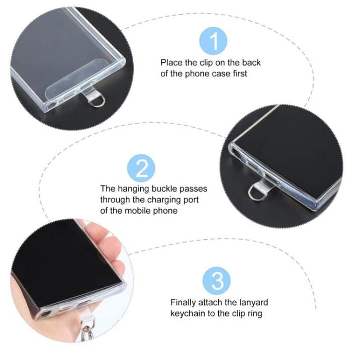 Typ-C zu Typ-C Daten Ladekabel Handgelenk Strap Telefon Kurze Lanyard – Bild 3