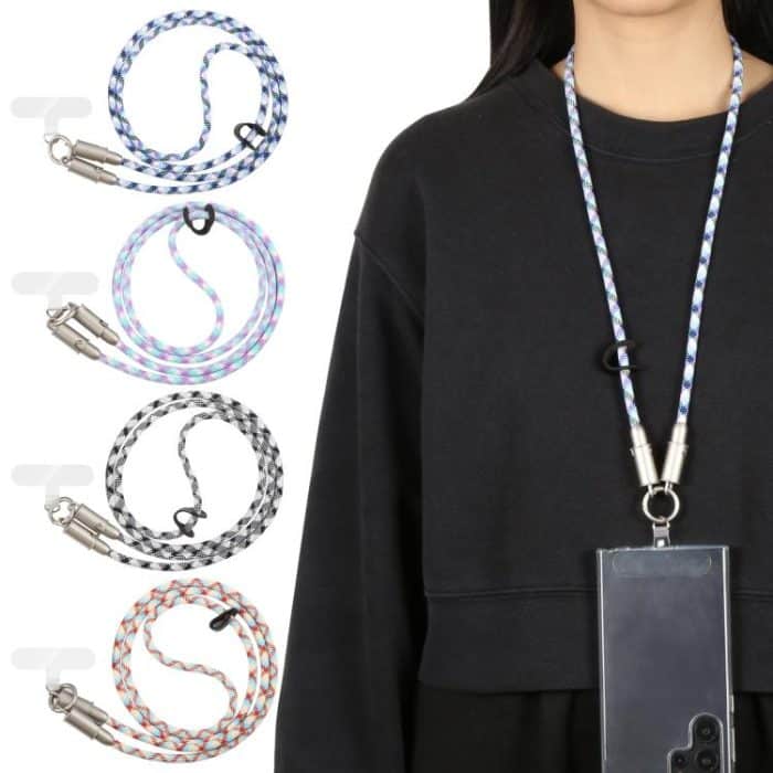 Typ-C zu Typ-C Silikon Daten Ladekabel Crossbody Telefon Lange Lanyard – Bild 2