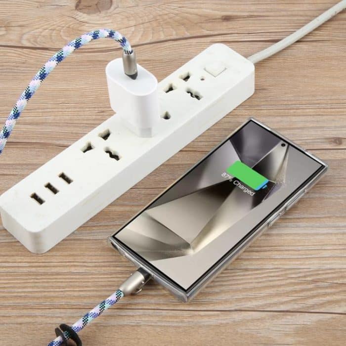 Typ-C zu Typ-C Silikon Daten Ladekabel Crossbody Telefon Lange Lanyard – Bild 5