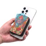 Denior V16 Flower MagSafe RFID Reißverschluss-Geldbörse Kartentasche – Bild 6