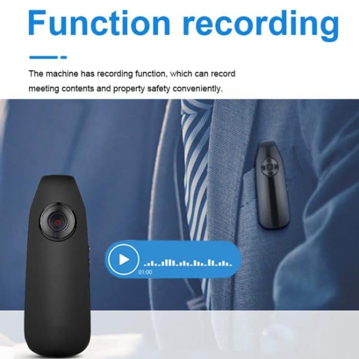 007 1080P HD-Videorecorder mit Rückclip, 007 – Bild 6