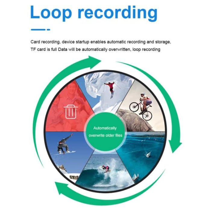 007 1080P HD-Videorecorder mit Rückclip, 007 – Bild 8