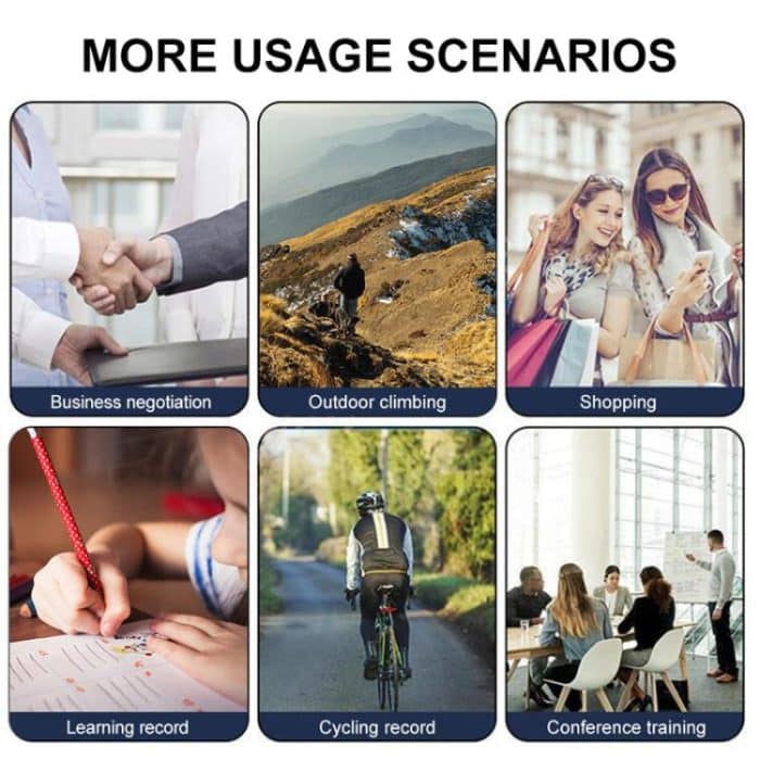 Z7 1080P HD Nachtsicht Magnetischer Videorecorder mit Rückclip, Z7 – Bild 6