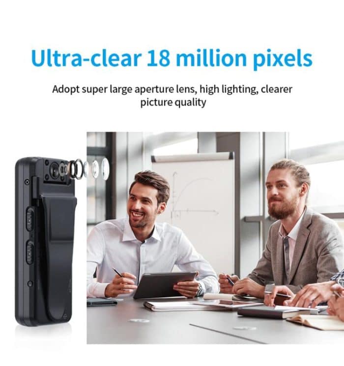 Z7 1080P HD Nachtsicht Magnetischer Videorecorder mit Rückclip, Z7 – Bild 8