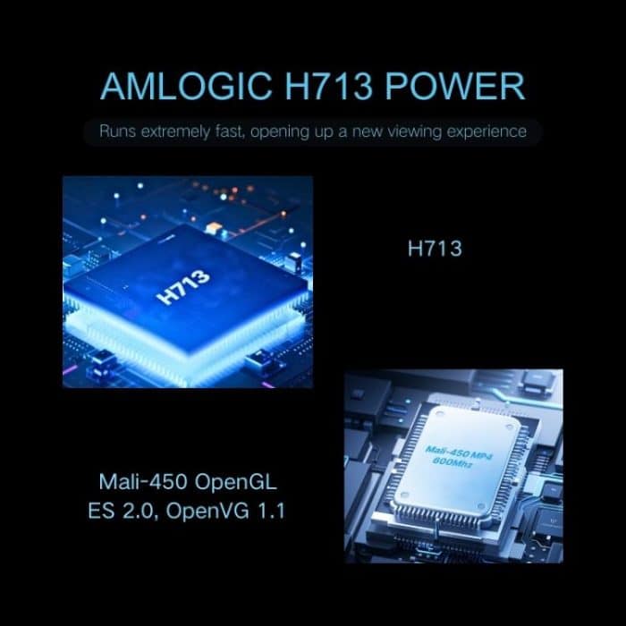A10 Plus 1280 x 720P 200ANSI Amlogic H713 CPU Android 11.0 Smart-Projektor, US Plug, EU Plug, UK Plug, AU Plug – Bild 7