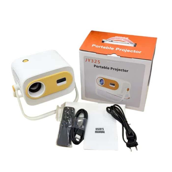 JY325 1280 x 720P 200ANSI Amlogic H713 CPU Android 11.0 Tragbarer Projektor, US Plug, EU Plug, UK Plug, AU Plug – Bild 5