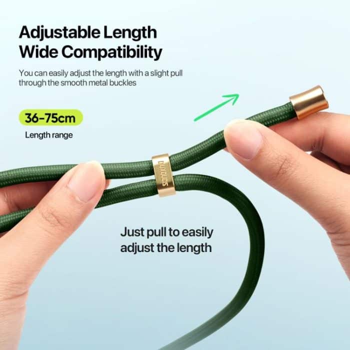 DUX DUCIS Garden Series – Verstellbares Umhängeband für Telefon mit Kachelmuster – Bild 5