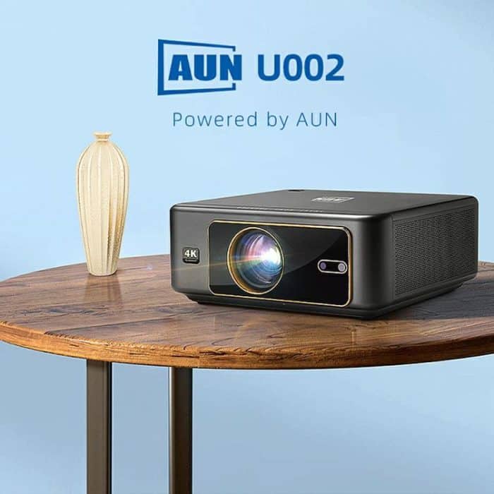 AUN U002 1920x1080P 970ANSI Android 12 Heimkino-Smart-Projektor, US Plug, UK Plug, AU Plug, EU Plug – Bild 2