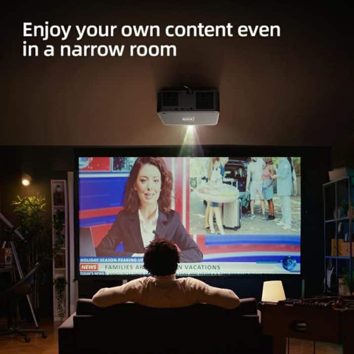 AUN U002 1920x1080P 970ANSI Android 12 Heimkino-Smart-Projektor, US Plug, UK Plug, AU Plug, EU Plug – Bild 9