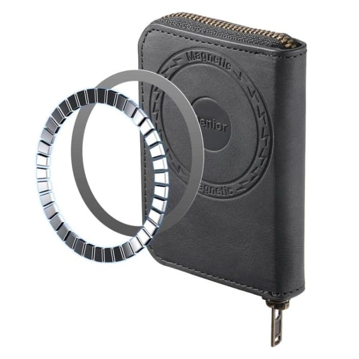 Denior V17 Skin Feel MagSafe RFID Reißverschluss-Kartenetui – Bild 2