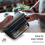 Denior V17 Skin Feel MagSafe RFID Reißverschluss-Kartenetui – Bild 6