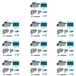 10 Sätze Mainboard-Kühlkörperaufkleber + FPC-Schaumstoffpads, For iPhone 16 Pro Max, For iPhone 16 Pro, For iPhone 16 Plus, For iPhone 16