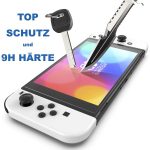 2.5D Displayschutz aus gehärtetem Glas mit hoher Aluminiumschicht, For Nintendo Switch OLED, For Nintendo Switch – Bild 4