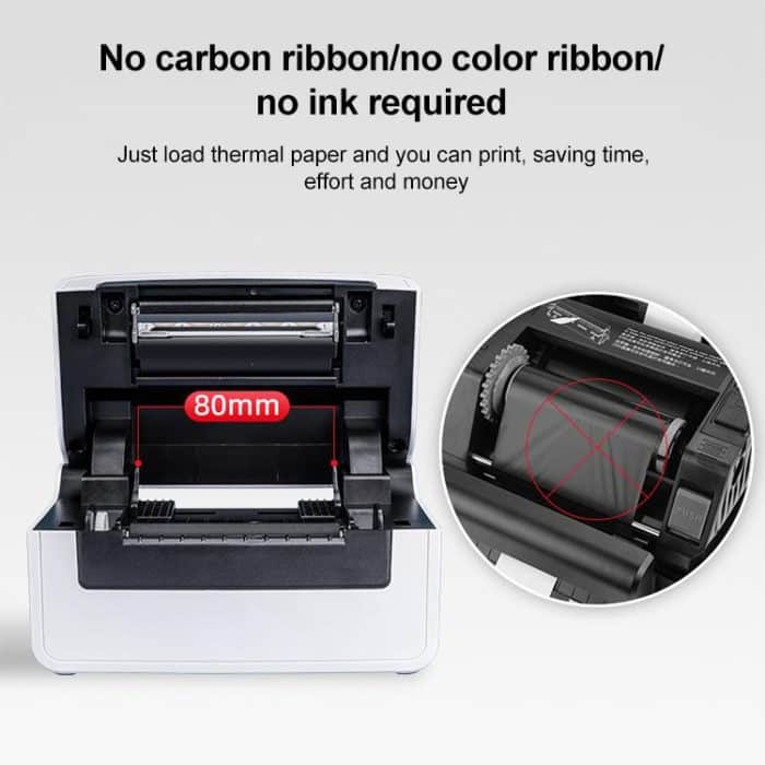 HPRT N31C Computerversion Express-Drucker für elektronische Frachtbriefe, EU Plug, AU Plug, UK Plug, US Plug – Bild 3