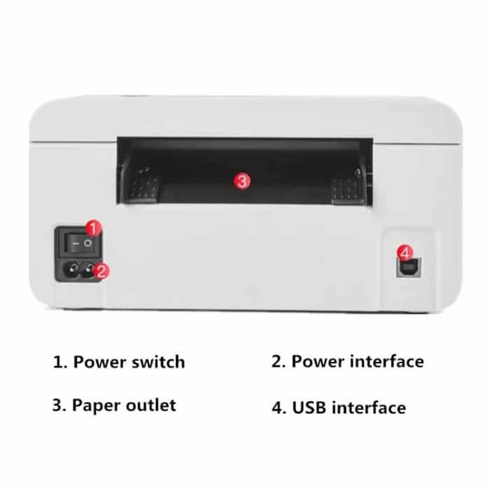 HPRT N41 Bluetooth-Version Express-Drucker für elektronische Frachtbriefe, EU Plug, AU Plug, UK Plug, US Plug – Bild 2