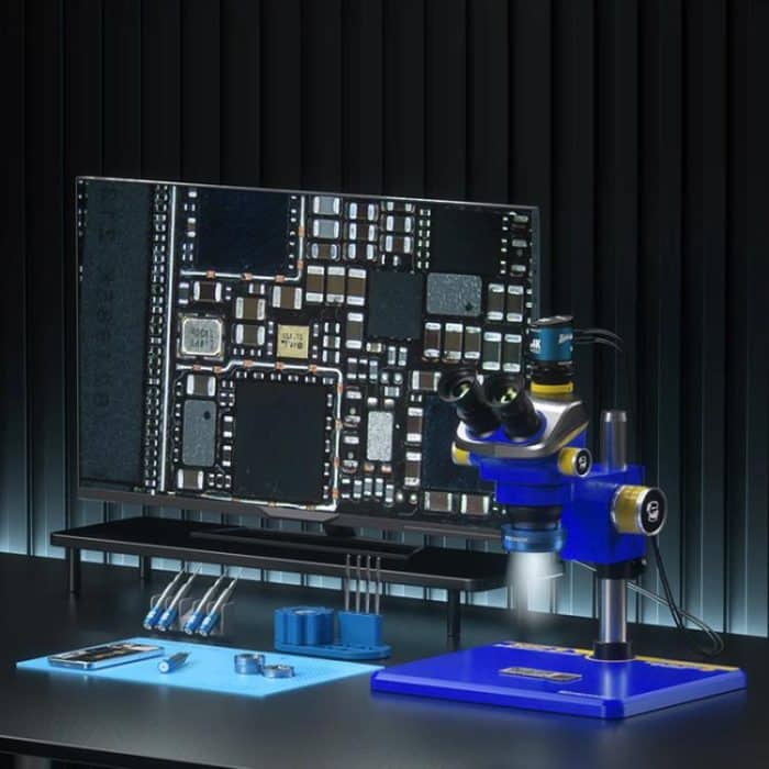 Mechanic Mic3 7X-50X CTV 0,45X Trinokular-Stereomikroskop – Bild 7