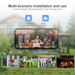 1080P HD-WiFi-Überwachungskamera mit Solarpanel und geringem Stromverbrauch für den Außenbereich, with Battery, without Battery – Bild 7