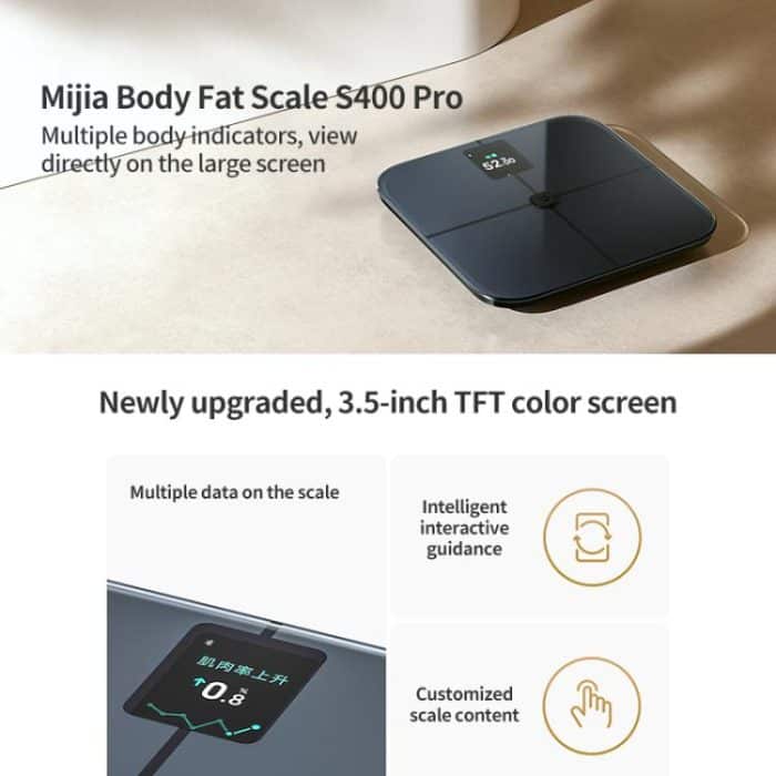 Xiaomi Mijia Körperfettwaage S400 Pro – Bild 2