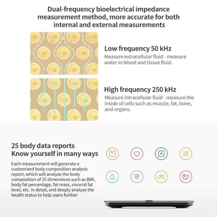 Xiaomi Mijia Körperfettwaage S400 Pro – Bild 4