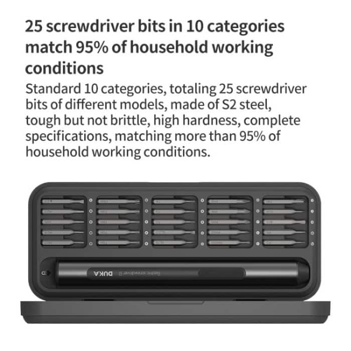 Original Xiaomi Youpin DUKA E1 Elektroschrauber-Set, E1 – Bild 5