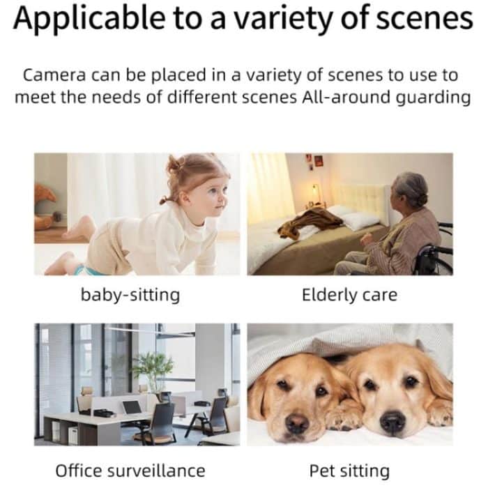 K11 1080P HD Nachtsicht Dual-Band Dual-Licht Vollfarbe WiFi Kamera – Bild 10