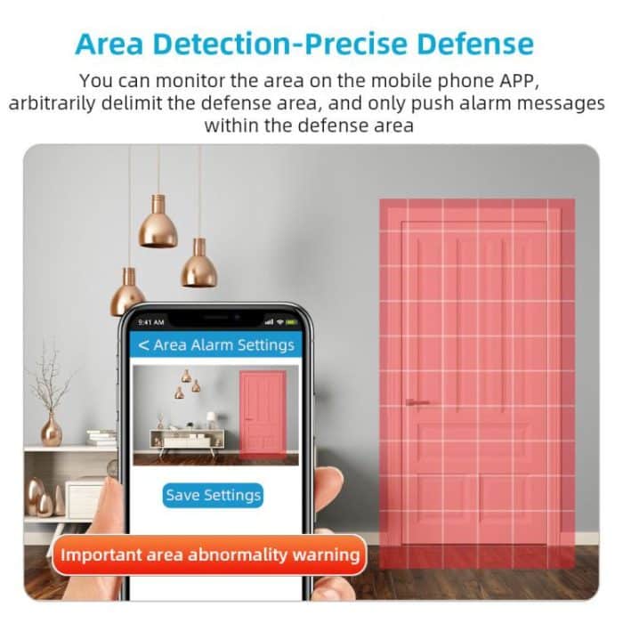 K12 1080P HD Dual-Objektiv Dual-Bild Kabellose WiFi-Kamera – Bild 8