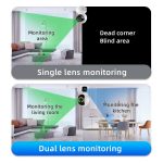 K12 1080P HD Dual-Objektiv Dual-Bild Kabellose WiFi-Kamera – Bild 9