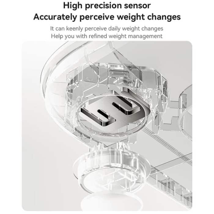 Yesido MG10 Intelligente elektronische Personenwaage, Größe: 28 x 28 x 2,35 cm, MG10 – Bild 4