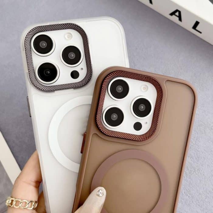 Diamantlinsenrahmen PC Hybrid TPU MagSafe Handyhülle, For iPhone 13, For iPhone 12, For iPhone 12 Pro Max, For iPhone 12 Pro – Bild 6