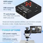 Kaisi HDMI 6000 HDMI/USB-Dualschnittstelle 60MP 4K Ultra HD Mikroskop-Industriekamera, US Plug, EU Plug – Bild 6