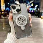 Space Gradient Glitter MagSafe Holder Handyhülle mit Linsenfolie, For iPhone 13