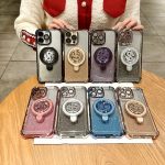 Space Gradient Glitter MagSafe Holder Handyhülle mit Linsenfolie, For iPhone 16 Pro Max – Bild 2