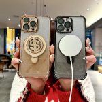 Space Gradient Glitter MagSafe Holder Handyhülle mit Linsenfolie, For iPhone 16 Plus – Bild 5