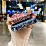 Space Gradient Glitter MagSafe Holder Handyhülle mit Linsenfolie, For iPhone 14 – Bild 8