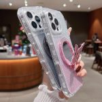 Spiegel Schmetterling Halter Glitter MagSafe Telefon Fall, For iPhone 14 Plus, For iPhone 14, For iPhone 14 Pro, For iPhone 14 Pro Max – Bild 7