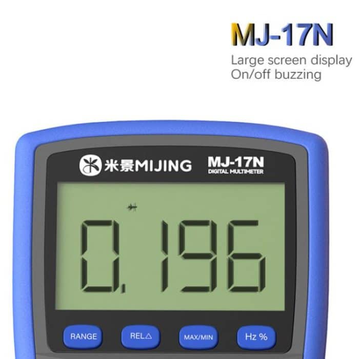 Mijing MJ-17N Auto Range LCD-Anzeige True-RMS Hochpräzises Digitalmultimeter – Bild 4
