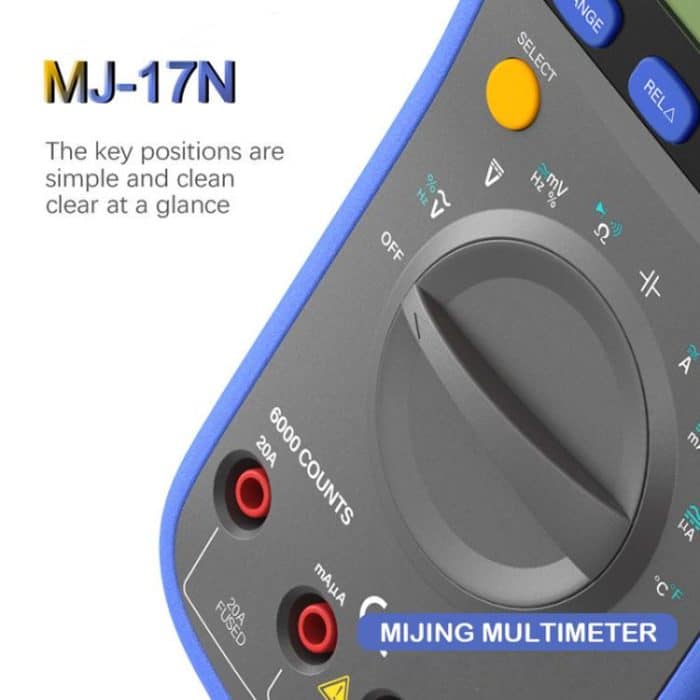 Mijing MJ-17N Auto Range LCD-Anzeige True-RMS Hochpräzises Digitalmultimeter – Bild 5