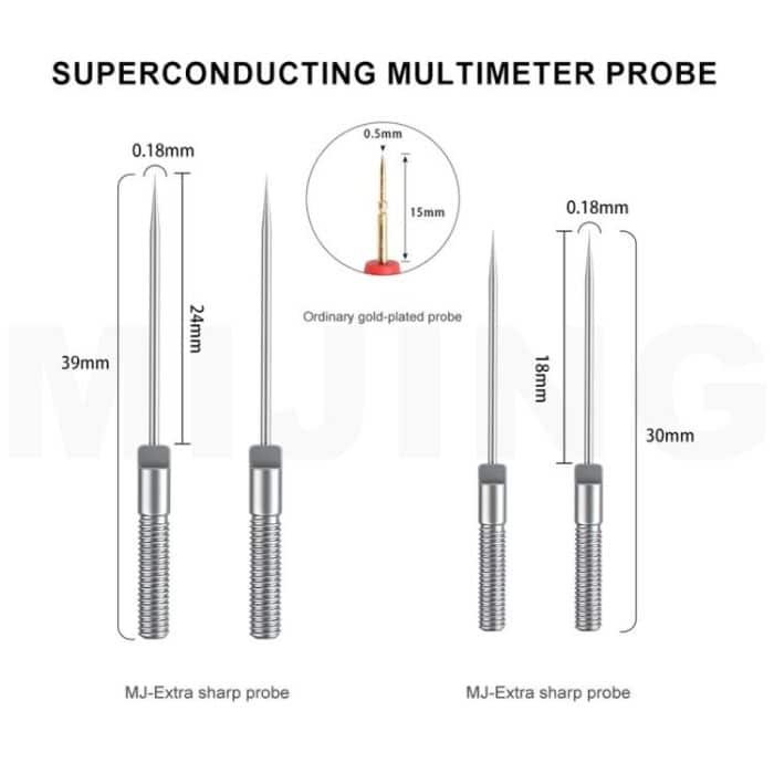 Mijing BX-12 2000 V/20 A Multifunktionale supraleitende Multimetersonde aus Edelstahl – Bild 3