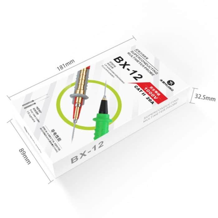 Mijing BX-12 2000 V/20 A Multifunktionale supraleitende Multimetersonde aus Edelstahl – Bild 6