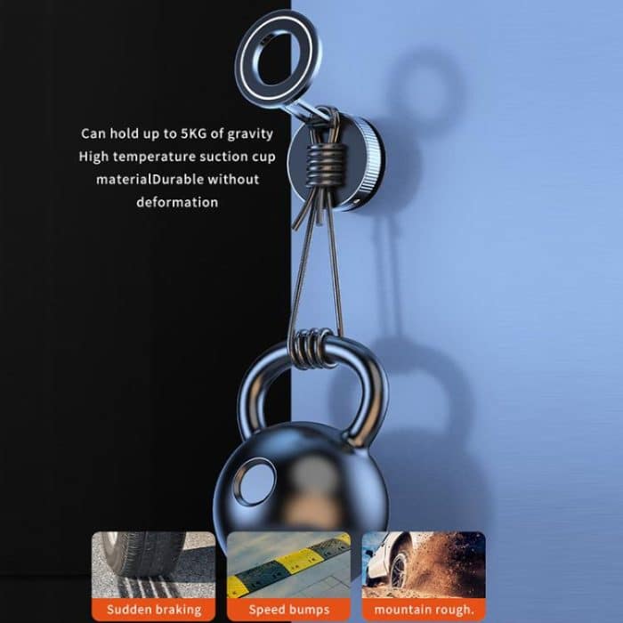 Q89 Faltbarer Vakuum-MagSafe-Telefonhalter mit magnetischem Saugnapf, Q89(Black), Q89(Silver) – Bild 2