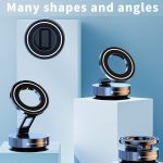 Q89 Faltbarer Vakuum-MagSafe-Telefonhalter mit magnetischem Saugnapf, Q89(Black), Q89(Silver) – Bild 3