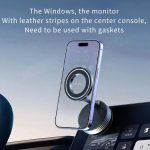 Q89 Faltbarer Vakuum-MagSafe-Telefonhalter mit magnetischem Saugnapf, Q89(Black), Q89(Silver) – Bild 4