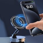 Q89 Faltbarer Vakuum-MagSafe-Telefonhalter mit magnetischem Saugnapf, Q89(Black), Q89(Silver) – Bild 6