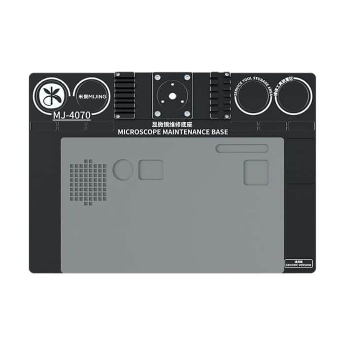 EDA007654101.jpg Mijing Festen Stab Durchmesser 32mm Universal Mikroskop Aluminium Legierung Große Basis, MJ-4030, MJ-4070 – Bild 1