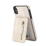 Reißverschluss-Geldbörse, geteilte MagSafe-Telefonhülle aus Leder mit Rückseite, For iPhone X / XS, For iPhone XR, For iPhone XS Max – Bild 2