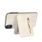 Reißverschluss-Geldbörse, geteilte MagSafe-Telefonhülle aus Leder mit Rückseite, For iPhone X / XS, For iPhone XR, For iPhone XS Max – Bild 3