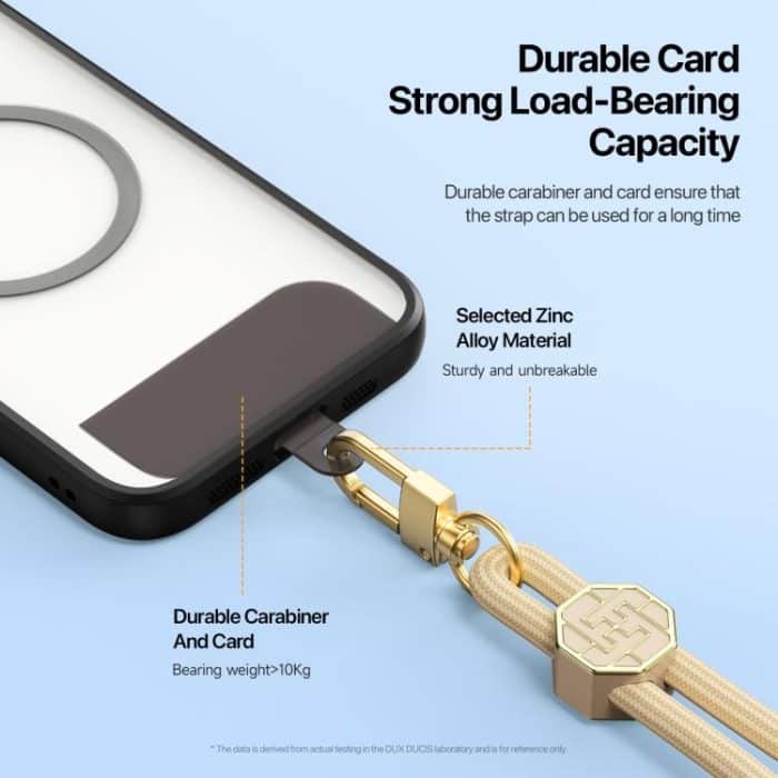 DUX DUCIS Garden Series Hakenkreuz-Muster, verstellbares kurzes Telefon-Lanyard – Bild 9