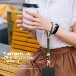 DUX DUCIS Garden Series – Verstellbares, kurzes Telefon-Umhängeband mit Kachelmuster – Bild 6