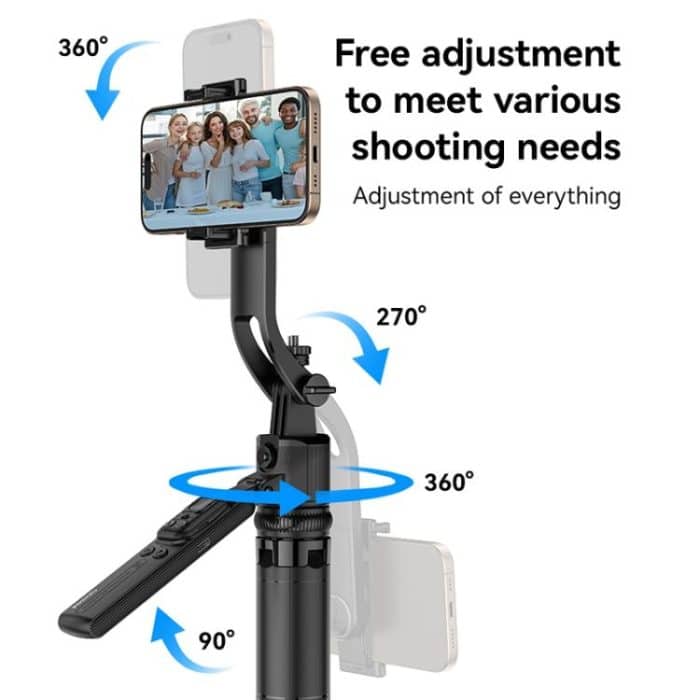 Yesido SF23 Gesichtsverfolgungs-Stativ Bluetooth-Selfie-Stick – Bild 12